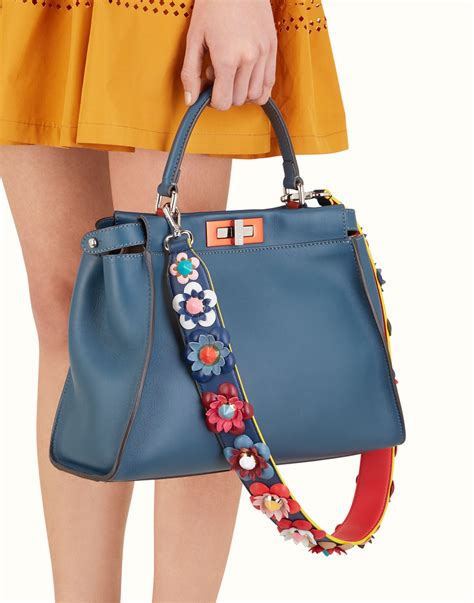 fendi bag strap flower|fendi belt bags women's.